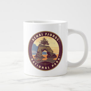 Caneca De Café Grande Parques Nacionais Kenai Fjords