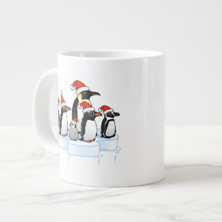 Caneca De Café Grande Partido dos Pinguins de Natal