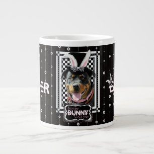 Caneca De Café Grande Páscoa - Alguns Coelhinhos Te Ama - Rottweiler