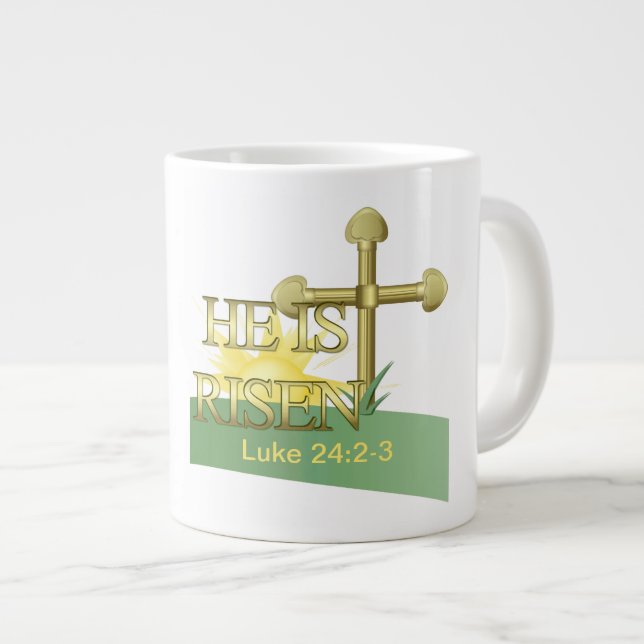 Caneca De Café Grande Páscoa - Jumbo Mug (Frente Esquerda)