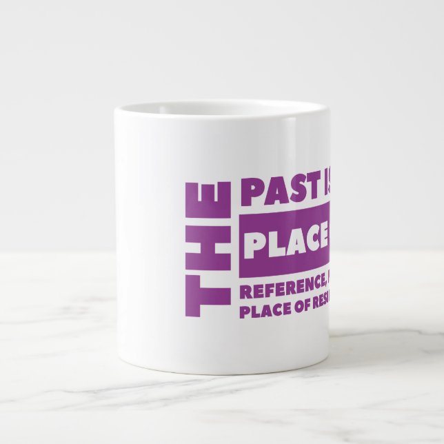 Caneca De Café Grande Passado - Jumbo Mug (Frente)