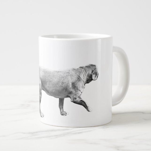 Caneca De Café Grande passo suave de geada (Frente Esquerda)