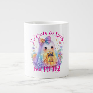 Caneca De Café Grande Pastel Kawaii Ghost Halloween Coffee Mug