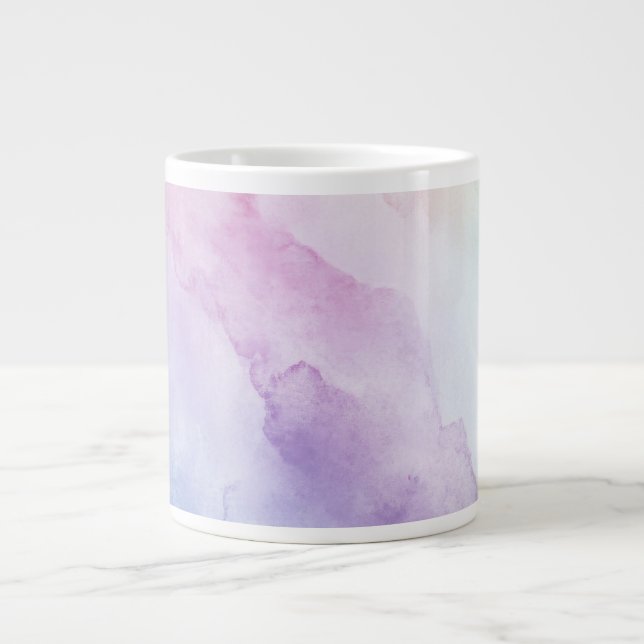 Caneca De Café Grande Pastel Splash Mug (Frente)