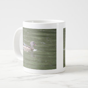 Caneca De Café Grande Pato no lago Mug