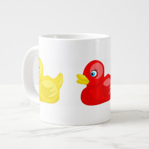 Caneca De Café Grande Patos de borracha