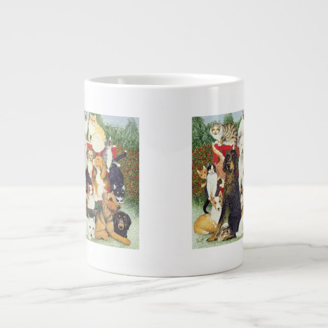 Caneca De Café Grande Paz de Natal (Frente)