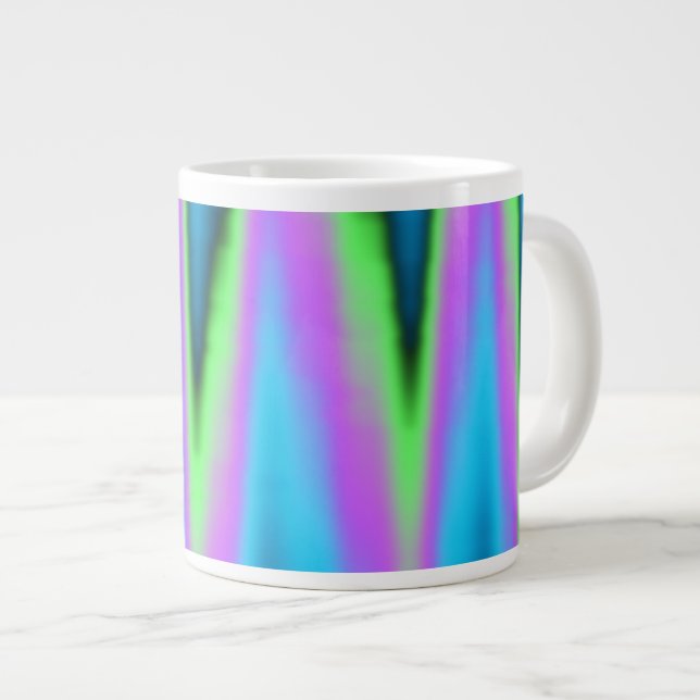 Caneca De Café Grande Paz ~ Folha (Frente Esquerda)