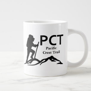 Caneca De Café Grande PCT - Trilha de repouso do Pacífico