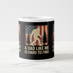 Caneca De Café Grande Pé Grande Patriótico Um Pai Como Eu É Difícil De E