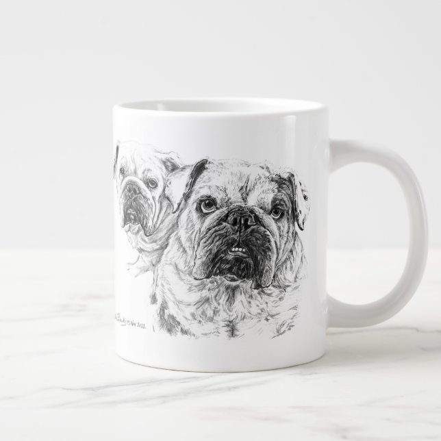 Caneca De Café Grande PEACE LOVE DIVAS Specialty Mug (Direita)