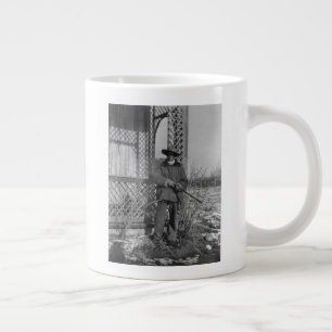 Caneca De Café Grande Pecuarista Cowboy ou Fora da Lei Canadense do Velh