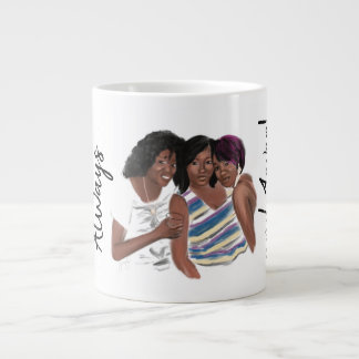 Caneca De Café Grande Pedido Personalizado Sempre e 4sempre