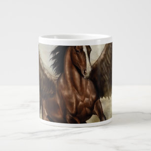 Caneca De Café Grande Pegasus na asa