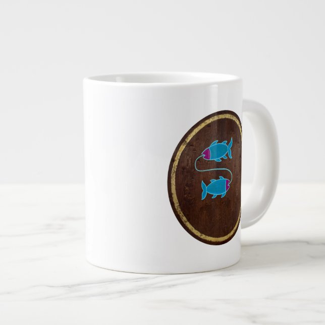 Caneca De Café Grande Peixes 2008 (Frente Esquerda)