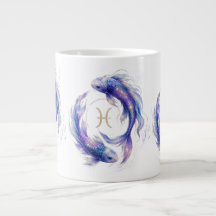 Peixes Betta Zodiacais de Peixes Místicos Aquarela