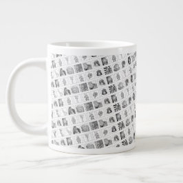 Caneca De Café Grande Pencil Animal Collection Mug
