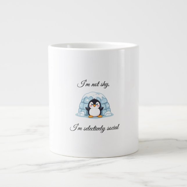 Caneca De Café Grande Penguin & Igloo Mug (Frente)