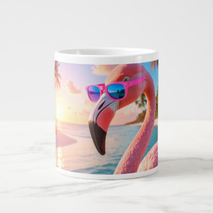 Caneca De Café Grande PENSADOR ROSA - Flamingo ROSA