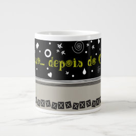 Caneca De Café Grande Penso: depois do café!