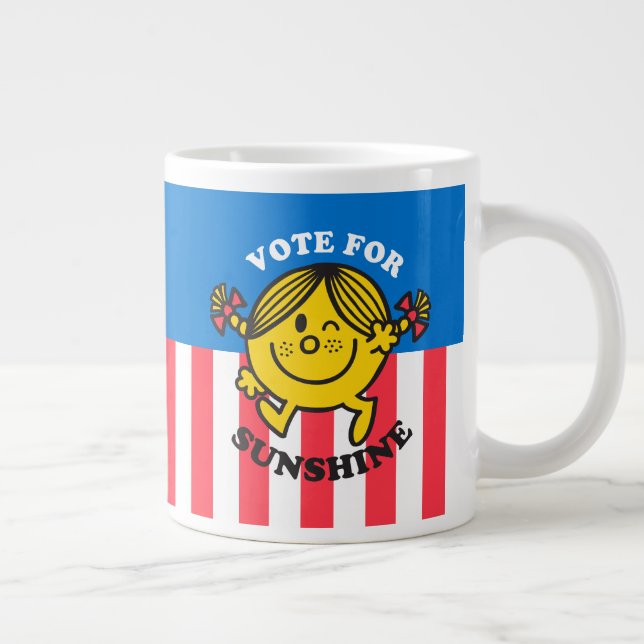 Caneca De Café Grande Pequena Srta. Sunshine "Vote em Sol" (Direita)