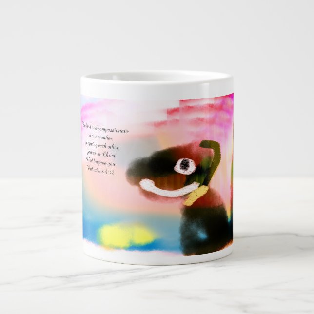 Caneca De Café Grande perdoar outro (Frente)