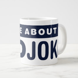 Caneca De Café Grande Pergunte-Me Sobre Minhas Piadas De Pai