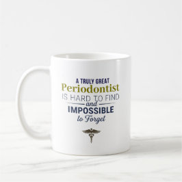 Caneca De Café Grande Periodontista Presente Personalizado de Nom