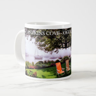 Caneca De Café Grande Perkins Cove - Ogunpensar, Maine Jumbo Mug