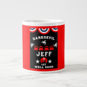 Caneca De Café Grande Perna Quebrada Pessoa Desajeitada Fica Bem