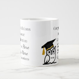 Caneca De Café Grande Personalised Graduation Gift for Her – Custom Name