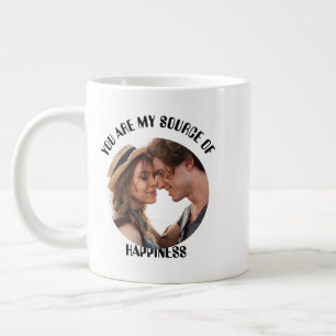 Caneca De Café Grande Personalizado Você É Minha Fonte De Foto De Felici