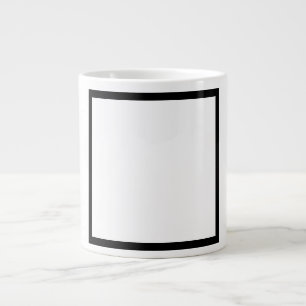 Caneca De Café Grande Personalizar Adicionar Um Quadro Fotográfico