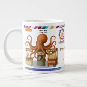 Caneca De Café Grande Personalizar: Lanchonete do Otto