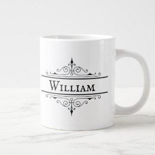 Caneca De Café Grande Personalizar MUG de NOME - Editar para sua Escolha