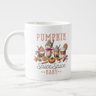 Caneca De Café Grande personalizar o bébé de abóboraEspecialty Mug