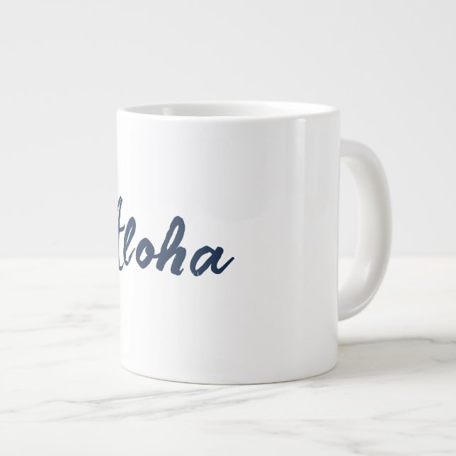 Caneca De Café Grande Personalizar ou personalizar (Frente Esquerda)