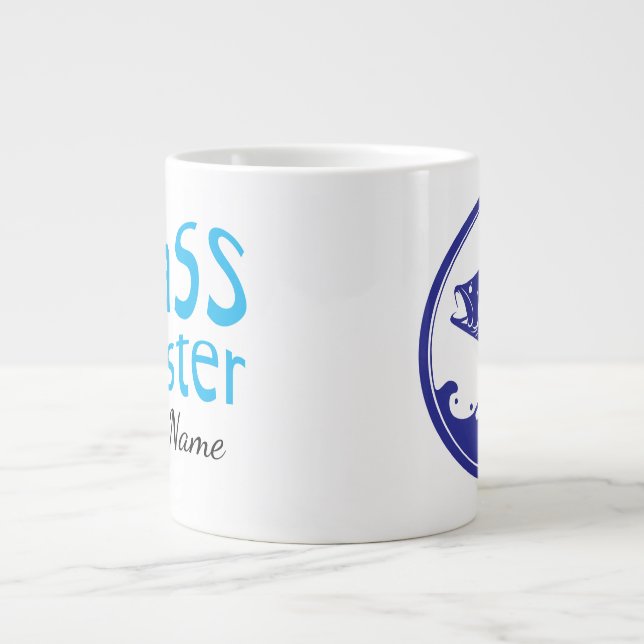 Caneca De Café Grande Personalizável (Ilustrações Controladas por SVG) N (Frente)
