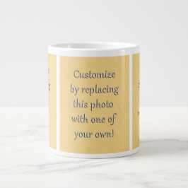 Caneca De Café Grande Personalize Isto! Adicionar a sua arte ou fotograf