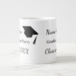 Caneca De Café Grande Personalized Graduation Custom Name Graduate Gift 