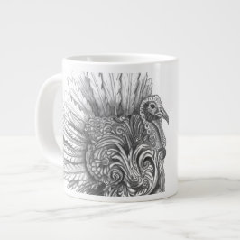 Caneca De Café Grande Personalized Mythological Turkey Mug