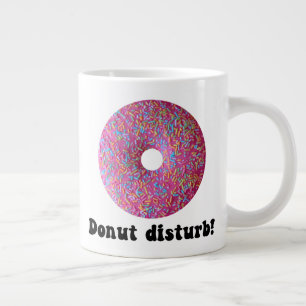 Caneca De Café Grande Perturbação da rosquinha