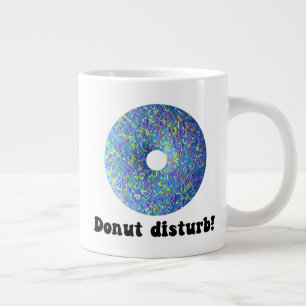 Caneca De Café Grande Perturbação da rosquinha