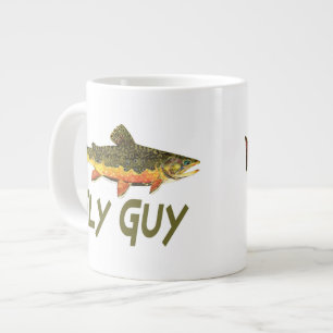 Caneca De Café Grande Pescador de Voo