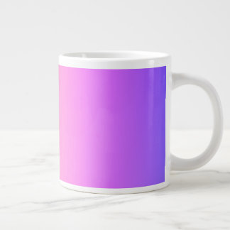 Caneca De Café Grande Pêssego Esmaecido Cor-de-Rosa e Púrpura