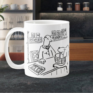 Caneca De Café Grande Pet Comprar Cartoon de Trabalho