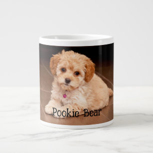 Caneca De Café Grande Pet phot personalizado.