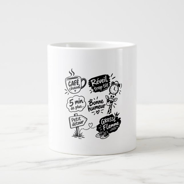 Caneca De Café Grande Petits Riens (Frente)
