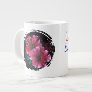Caneca De Café Grande petúnia você é a melhor parte da minha vida