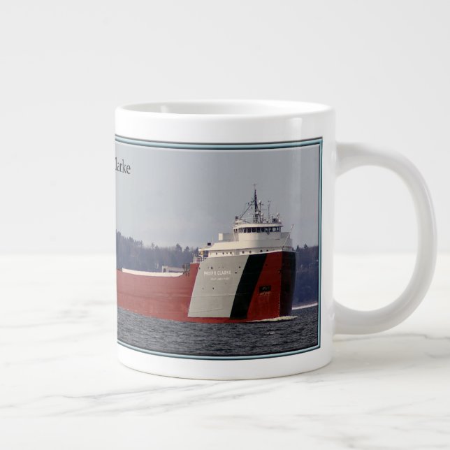Caneca De Café Grande Philip R. Clarke Jumbo (Direita)